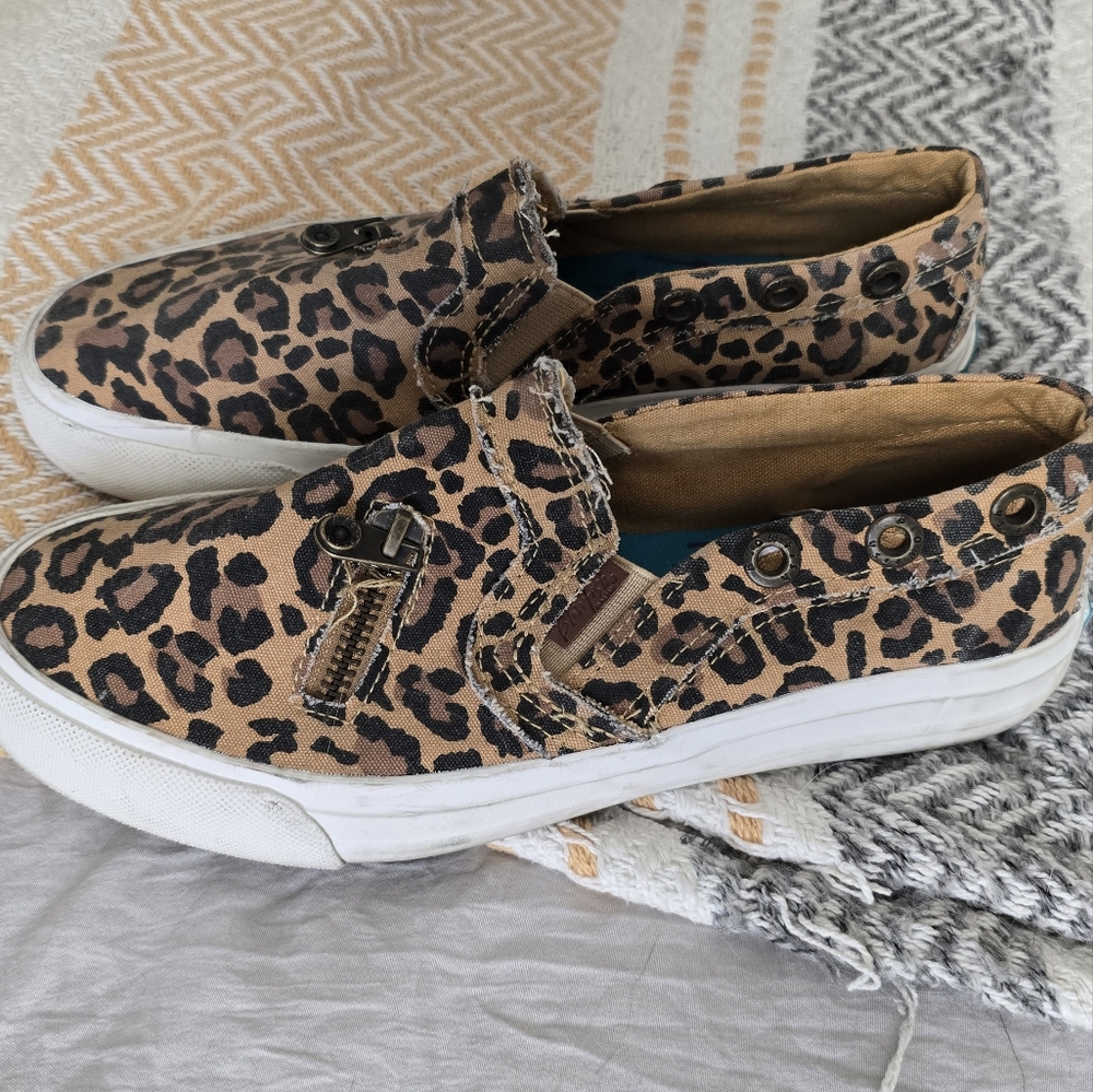 Blowfish Malibu Leopard Print Sneakers